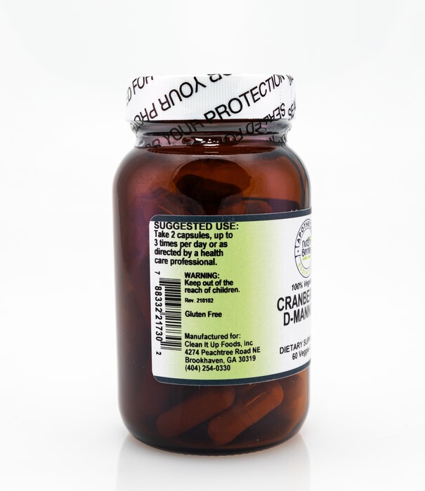 Apothecary Essentials Cranberry + D-Mannose, 60vc