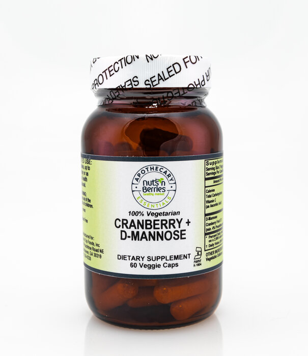 Apothecary Essentials Cranberry + D-Mannose, 60vc