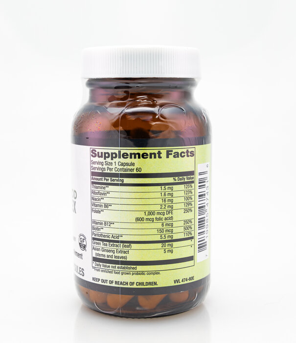 Apothecary Essentials Whole Food B-Complex Veg 60ct