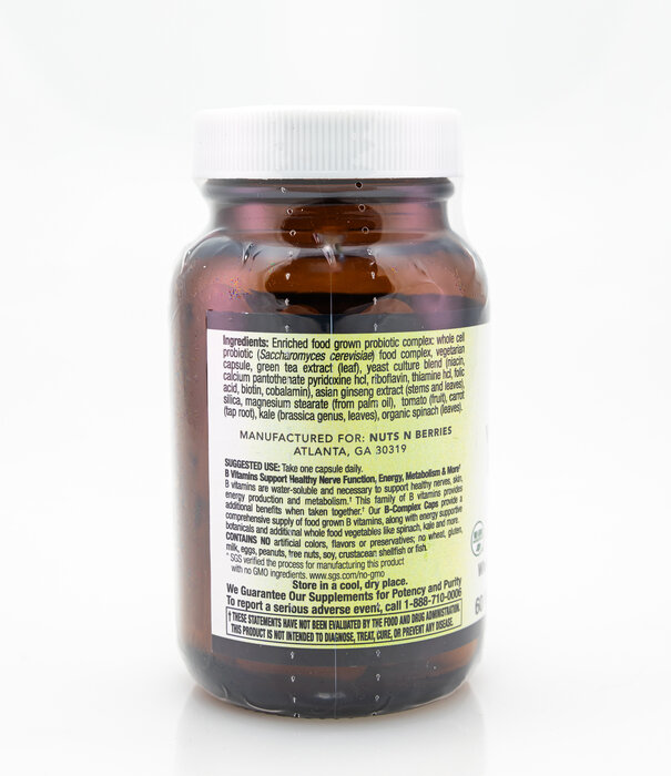 Apothecary Essentials Whole Food B-Complex Veg 60ct