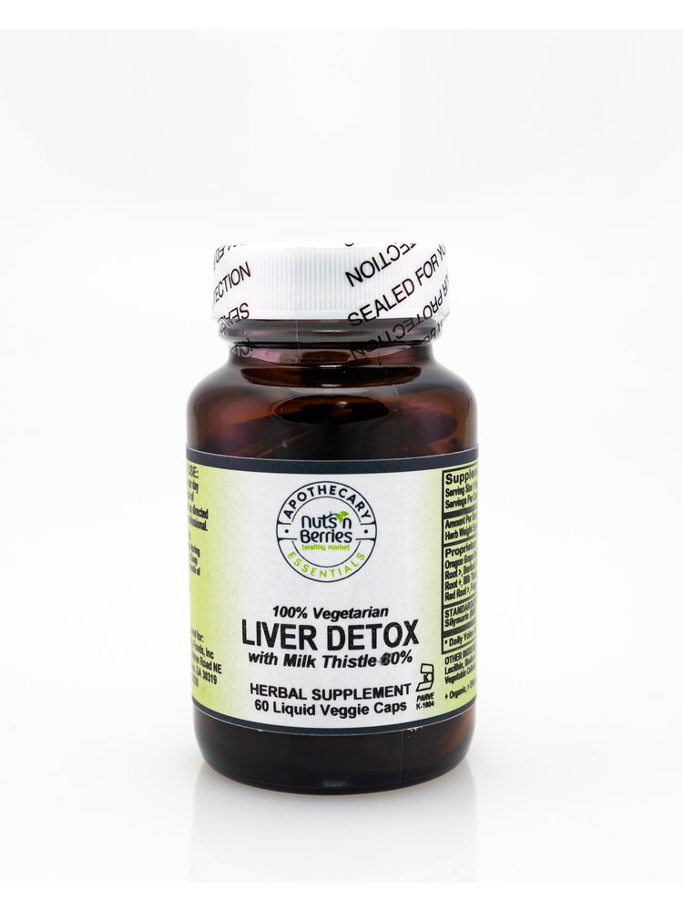 Apothecary Essentials Liver Detox w Milk Thistle, 60vc