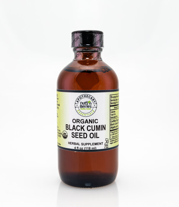 Apothecary Essentials Black Cumin Seed Oil, Organic, 4oz