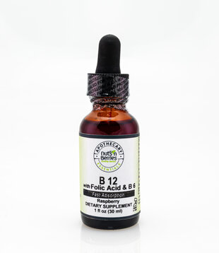 Apothecary Essentials B12 w Folic Acid & B6, 1oz