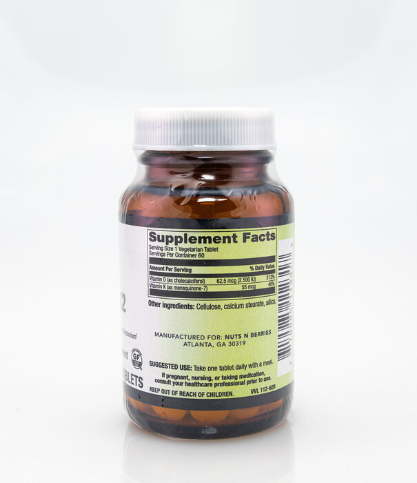 Apothecary Essentials D3-K2 Tablet 60ct