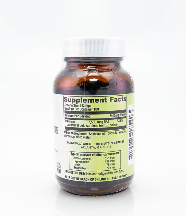 Apothecary Essentials Beta Carotene 25,000 IU 100sg