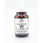 Apothecary Essentials Whole Food Zinc, 20mg