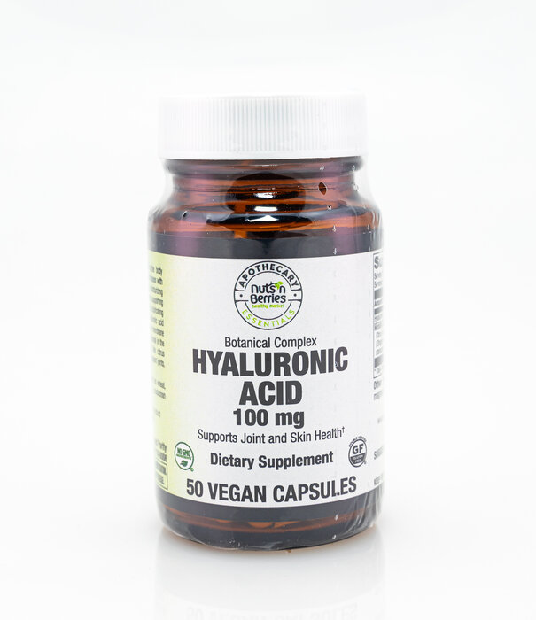 Apothecary Essentials Hyaluronic Acid 100mg Veg 50ct