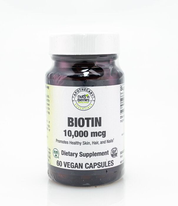 Apothecary Essentials Biotin 10,000mcg Veg 60cp