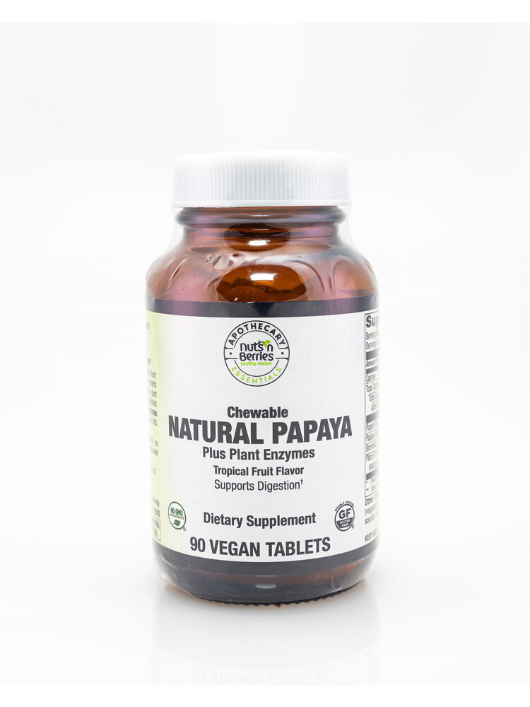 Apothecary Essentials Natural Papaya Chewable 90t