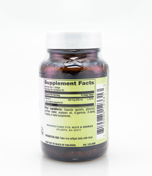 Apothecary Essentials Vitamin E 400 IU Plus 60sg