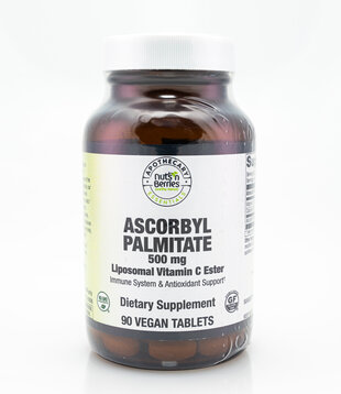 Apothecary Essentials Ascorbyl Palmitate, Liposomal Vit C, 500mg, 90 t