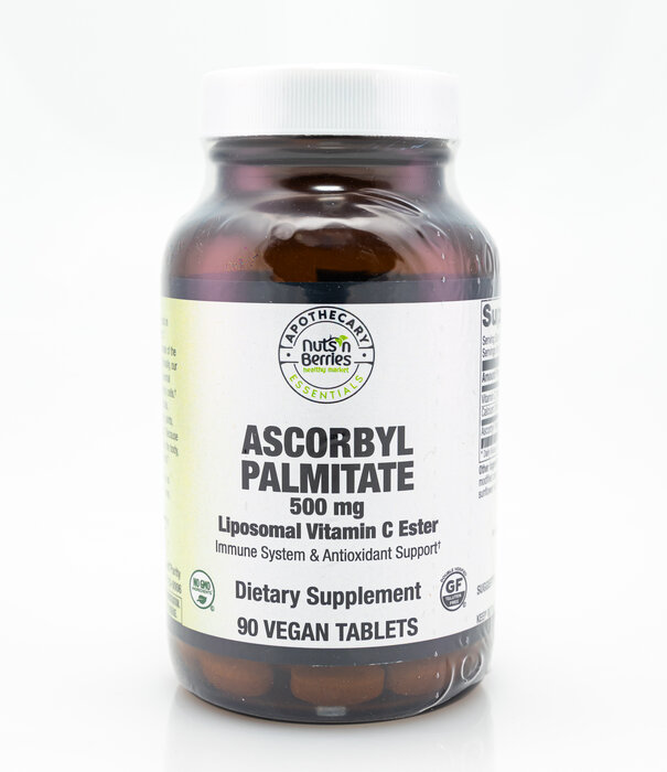 Apothecary Essentials Ascorbyl Palmitate, Liposomal Vit C, 500mg, 90 t