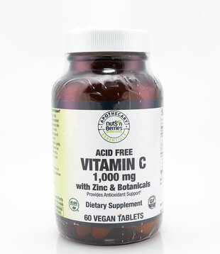 Apothecary Essentials Vitamin C 1000mg Acid Free Veg 60ct
