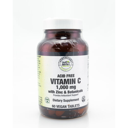 Apothecary Essentials Vitamin C 1000mg Acid Free Veg 60ct