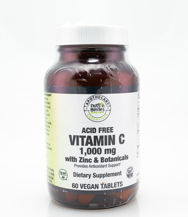 Apothecary Essentials Vitamin C 1000mg Acid Free Veg 60ct