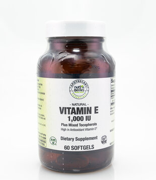 Apothecary Essentials Vitamin E 1000 IU Plus 60sg