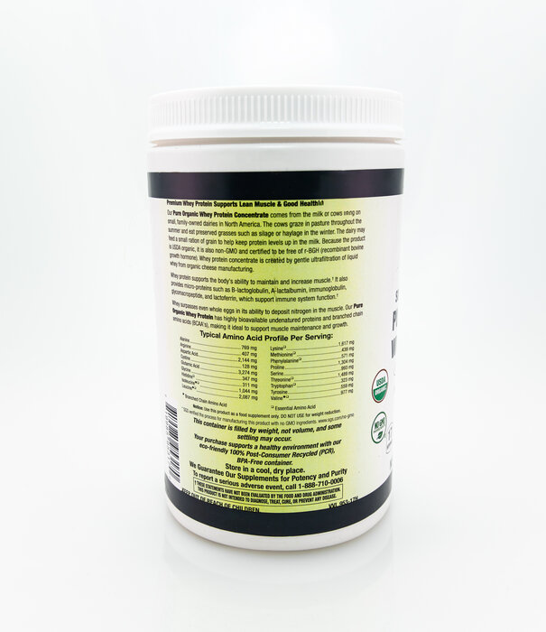 Apothecary Essentials Org Whey Protein Powder 12.6oz