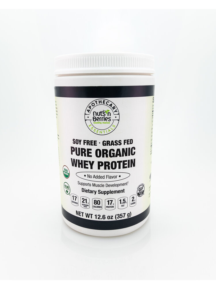Apothecary Essentials Org Whey Protein Powder 12.6oz