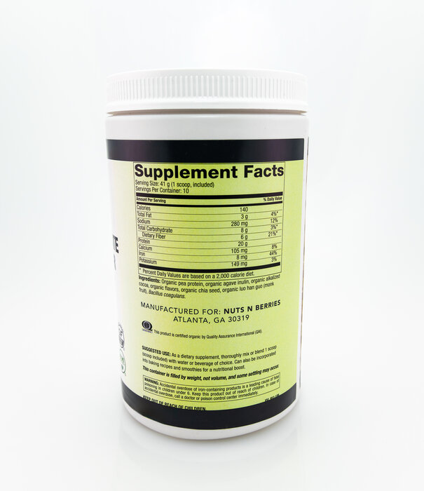 Apothecary Essentials Org Choc Protein Powder 14.5oz