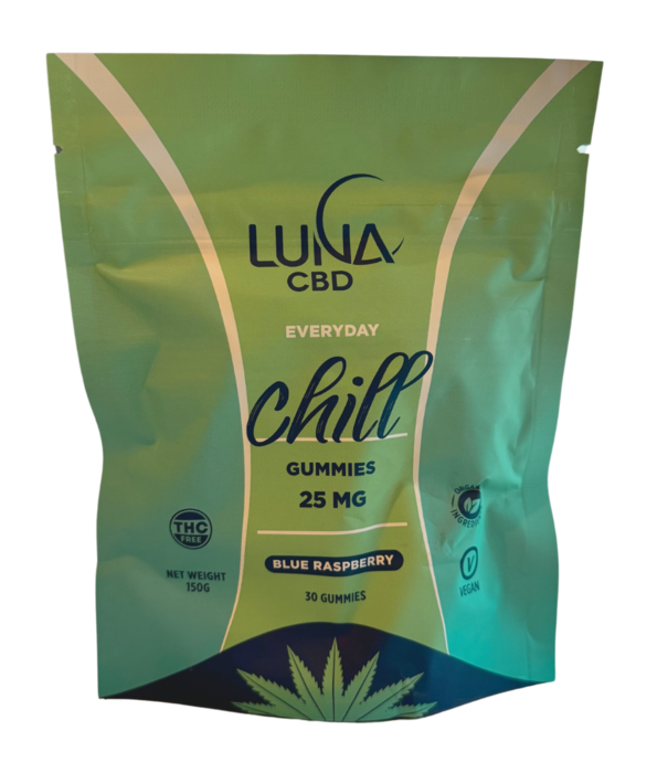 LUNA CBD Luna Everyday CHILL CBD Gummies, 25mg, 30ct