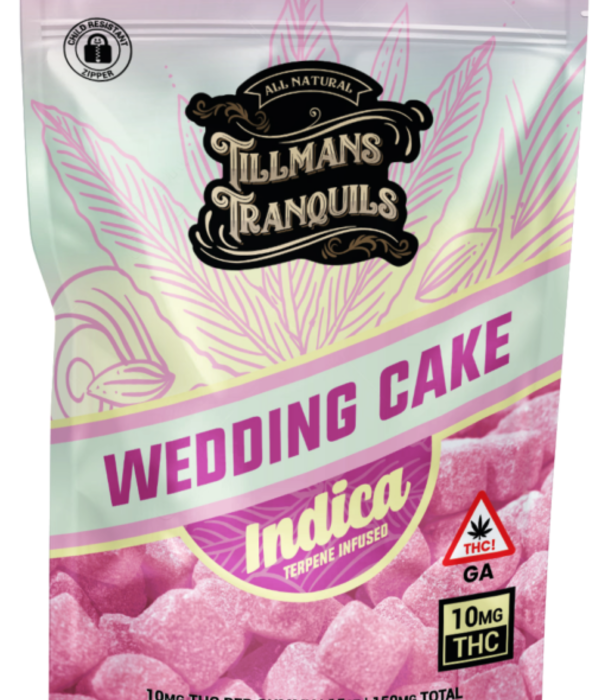 Tillman's Tranquils Tillman's Tranquils D9 Gummies, Wedding Cake, 10mg, 15ct