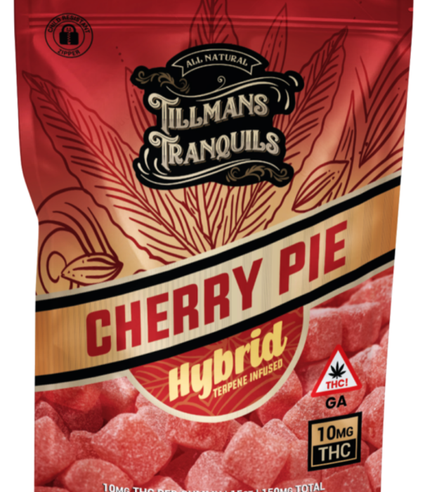 Tillman's Tranquils Tillman's Tranquils D9 Gummies, Cherry Pie, 10mg, 15ct