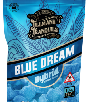 Tillman's Tranquils D9 Gummies, Blue Dream, 10mg, 15ct