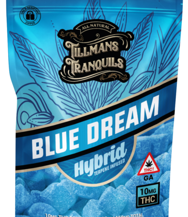 Tillman's Tranquils Tillman's Tranquils D9 Gummies, Blue Dream, 10mg, 15ct