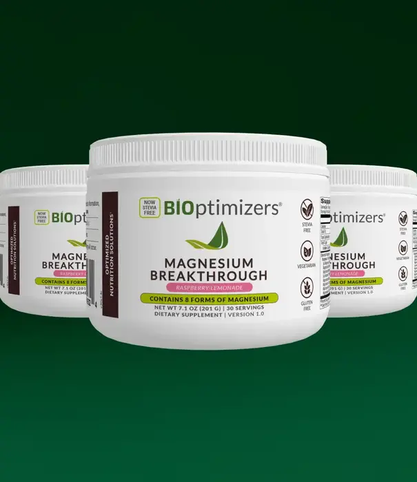 BIOptimizers Magnesium Breakthrough, Powder, Raspberry Lemonade, 30srv