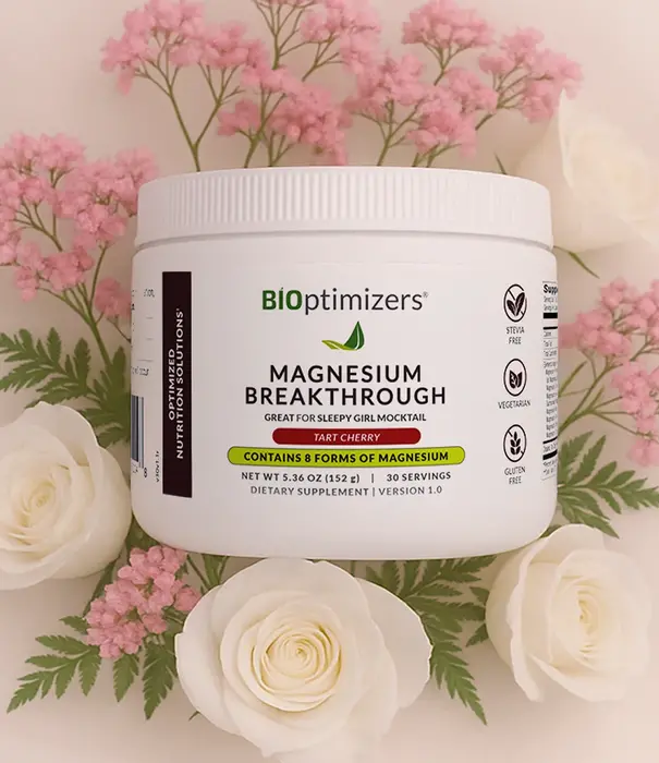 BIOptimizers Magnesium Breakthrough, Powder, Tart Cherry, 30srv