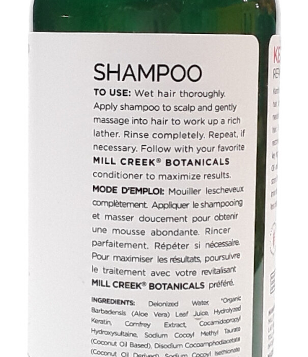 Millcreek Shampoo, Keratin Repair Formula, 14oz.