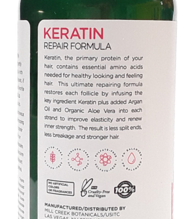 Millcreek Shampoo, Keratin Repair Formula, 14oz.