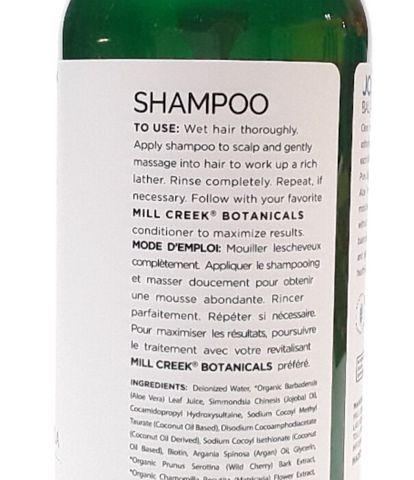 Millcreek Shampoo, Jojoba, 14oz.