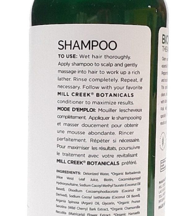 Millcreek Shampoo, Biotin, 14oz.