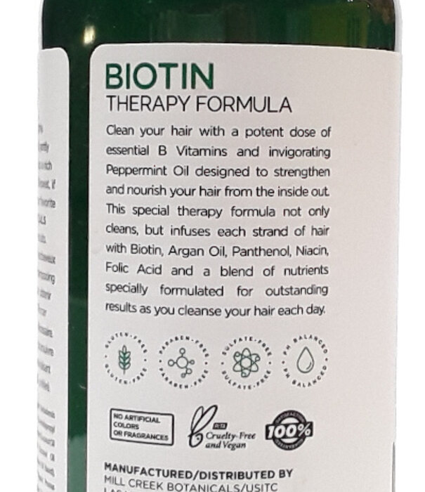 Millcreek Shampoo, Biotin, 14oz.