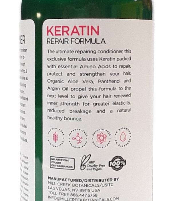 Millcreek Conditioner, Keratin Repair, 14oz.