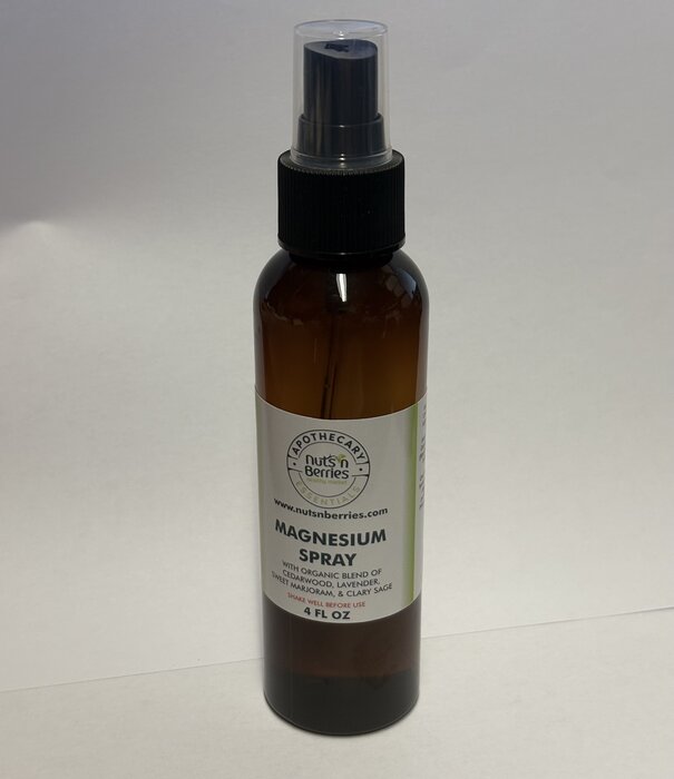 Nuts 'n Berries Apothecary Essentials Magnesium Oil Spray, Lavender, 4oz