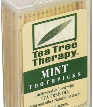 Tea Tree Therapy Toothpicks, Mint, 100ct.