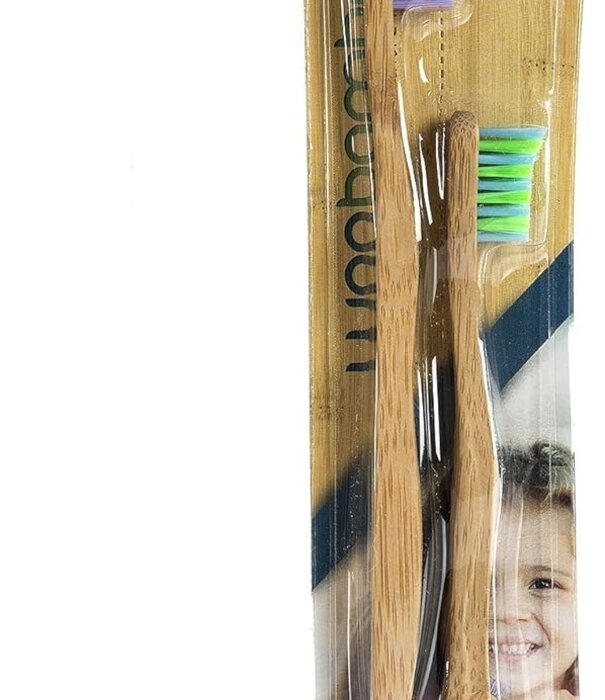 Woobamboo Toothbrush, Kid's, Supersoft, 2pk.