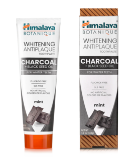 Himalaya Toothpaste, Whitening Charcoal+ Black Seed Oil, 5.29oz.