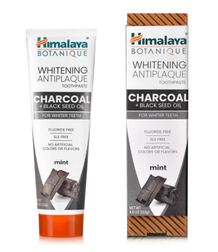 Himalaya Toothpaste, Whitening Charcoal+ Black Seed Oil, 5.29oz.