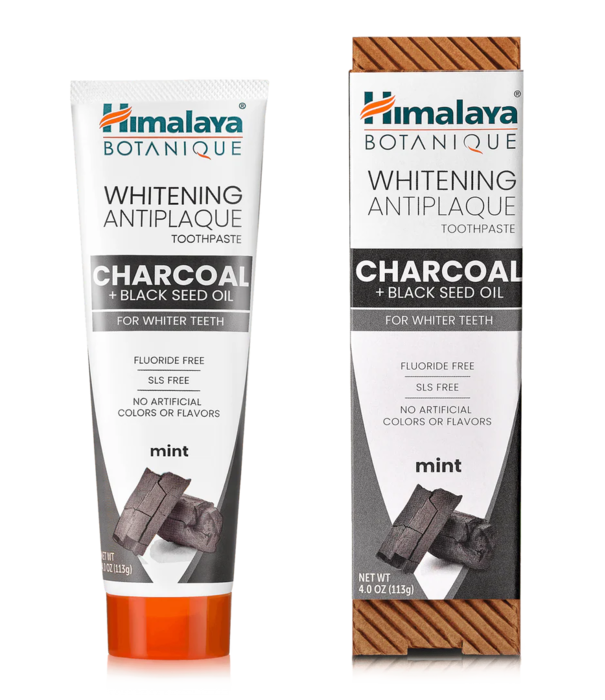 Himalaya Toothpaste, Whitening Charcoal+ Black Seed Oil, 5.29oz.