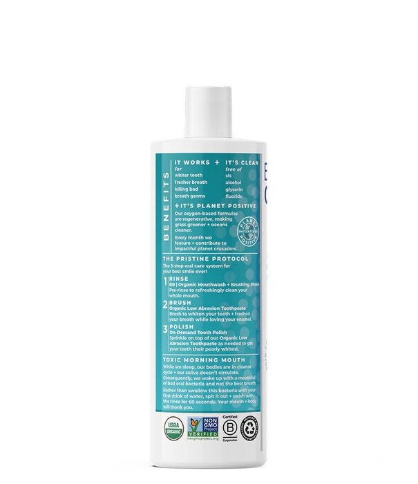 Essential Oxygen Mouthwash, Peppermint, Organic, 16oz. - T