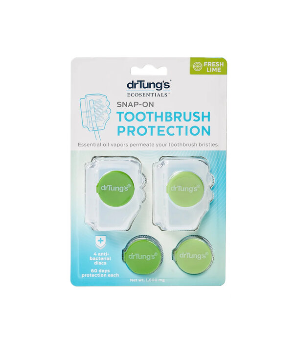Dr. Tung's Snap-On Toothbrush Sanitizer, 2ct