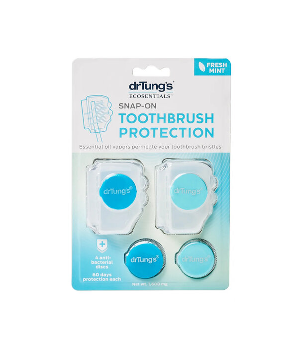 Dr. Tung's Snap-On Toothbrush Sanitizer, 2ct