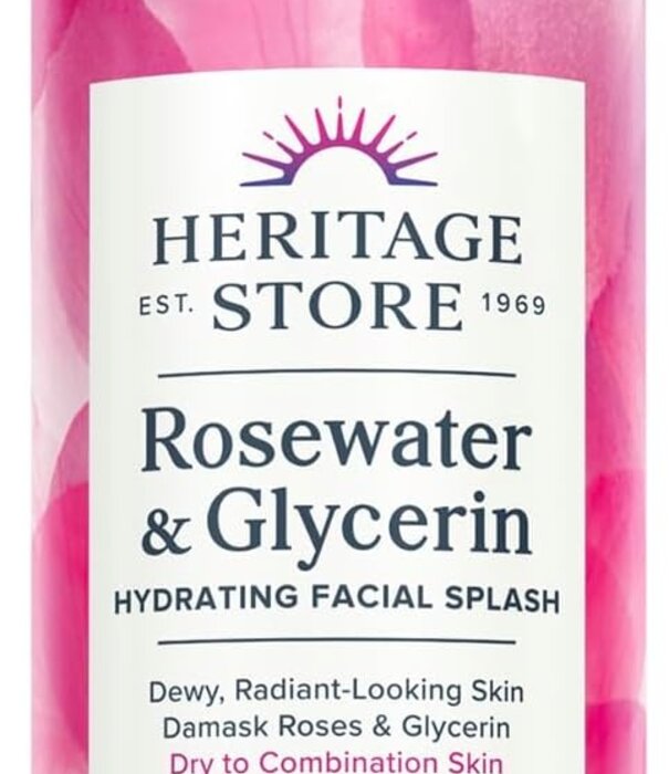 Heritage Rosewater, Facial Spray, 8oz.