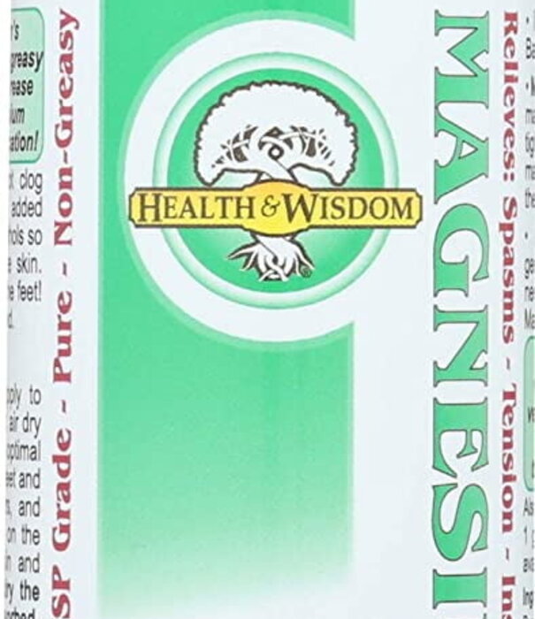 Health & Wisdom Magnesium Gel, 4oz.