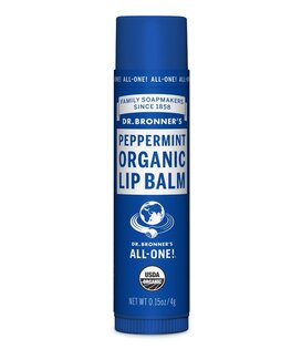 Dr. Bronner's Organic Lip Balm, Peppermint, 0.15oz. -