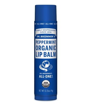 Dr. Bronner's Organic Lip Balm, Peppermint, 0.15oz. - K