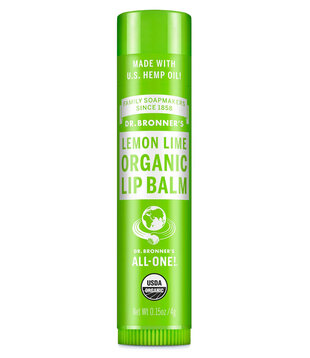 Dr. Bronner's Organic Lip Balm, Lemon Lime, 0.15oz. - U